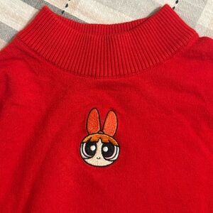 H&M Red Sweater with Cartoon Network Tag